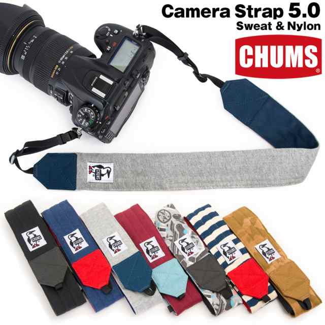 チャムス Chums カメラストラップ 5 0 スウェットナイロン Ch60 2670 ショルダーストラップ の通販はau Pay マーケット 2m50cm