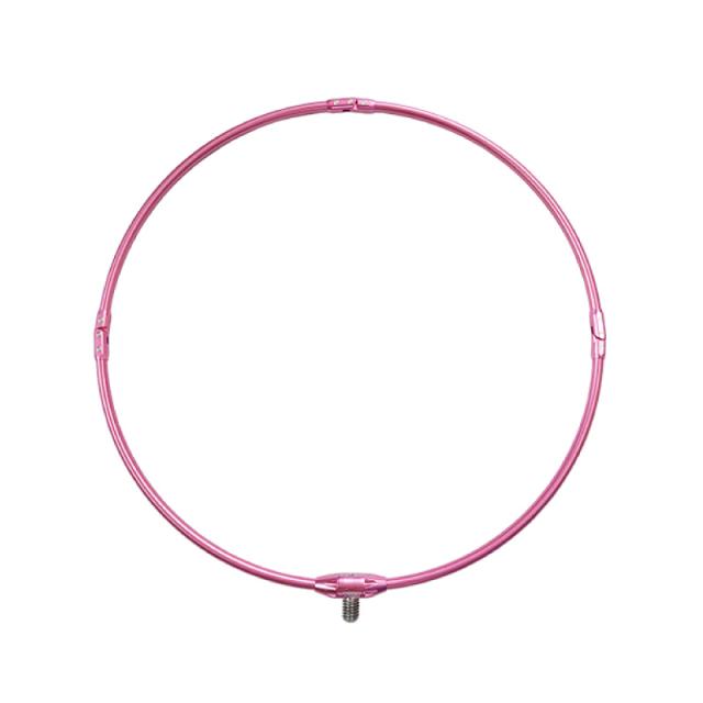 玉枠 タモ網 ウルトラフレーム 極 Ver.2 網付 釣り 枠径50cm ピンク 3段編み 超々ジュラルミン 日本製 No.850-3 昌栄 SYOUEI