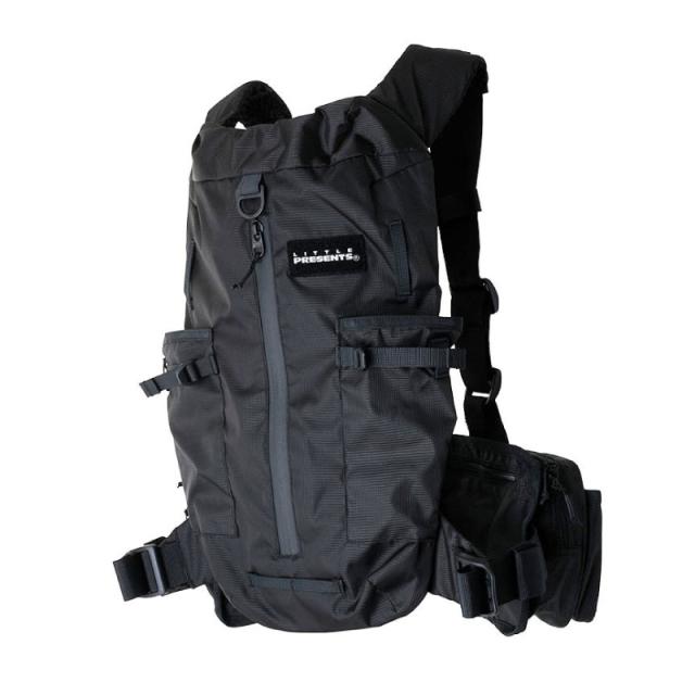 バックパックTCベスト V-29 フィッシングベスト 釣り チャコールグレイ