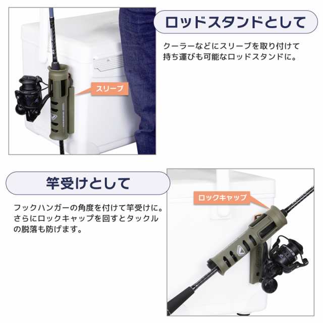 VICEO ターンロックロッドホルスター VC305 全長19mm 対応ロッド径37.5