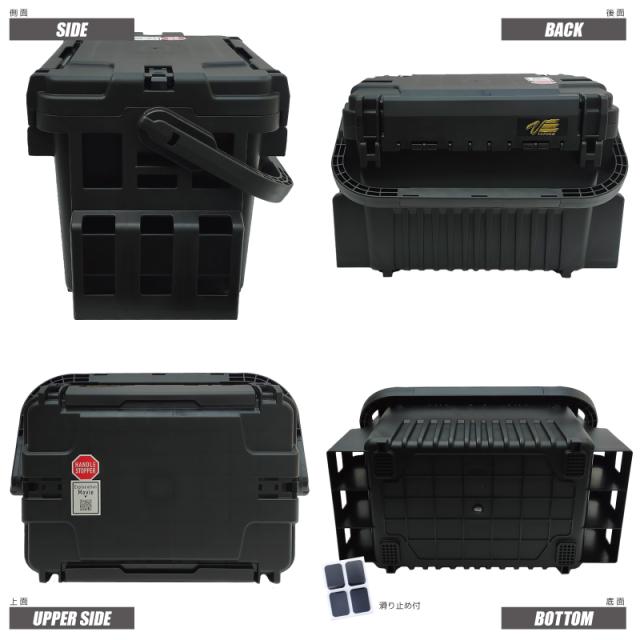 メイホウ ランガンシステムボックス 釣り VS-7090N ブラック ロッドスタンドBM-290スライド×2本付き 3点セット MEIHO VERSUS メイホウ ランガンシステムボックス 釣り VS-7090N ブラック ロッド