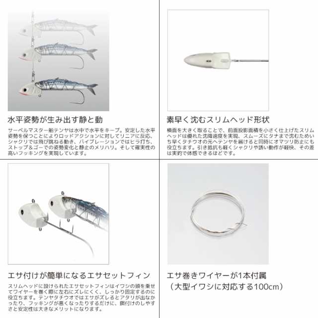 サーベルマスターSS テンヤタチウオ 91H160 右巻き - ロッド