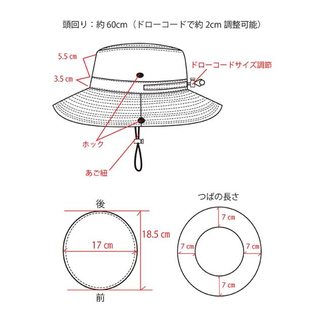 【PGG】調整リール付きハット (UNISEX) ギョギョハット フィッシング レジャーハット 釣り 撥水加工