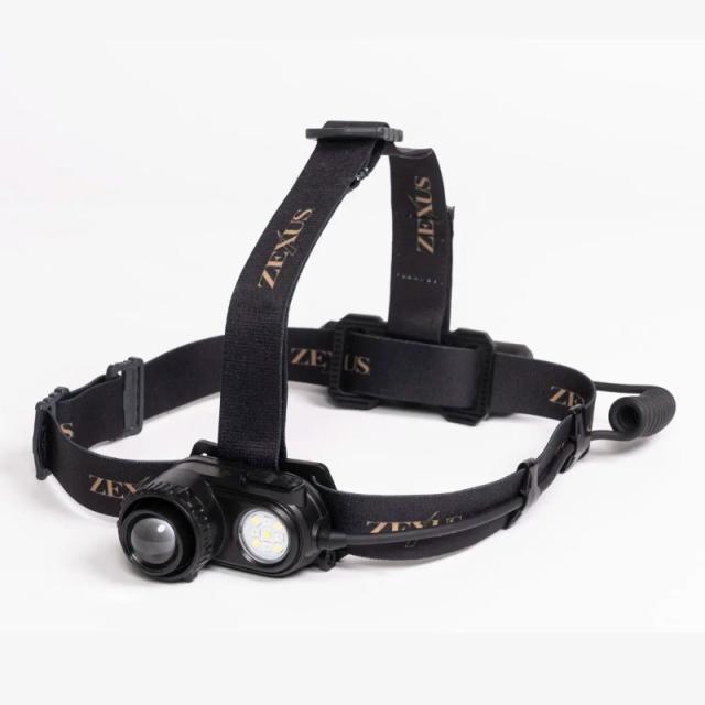 ZX-R740 LEDヘッドライト ZEXUS 充電式 1300ルーメン 高輝度 フォーカスコントロール 赤色LED 防水 IPX4 釣り ヘッドライト ナイトゲーム 夜釣り 登山 アウトドア フラッグシップモデル ゼクサス_4