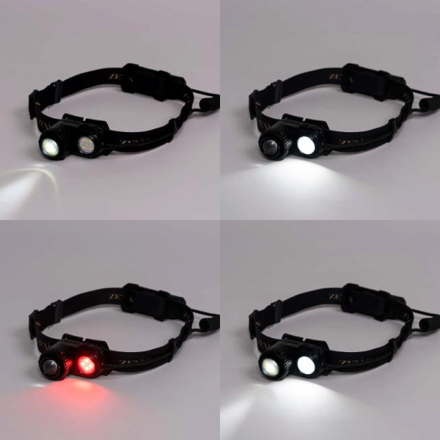 ZX-R740 LEDヘッドライト ZEXUS 充電式 1300ルーメン 高輝度 フォーカスコントロール 赤色LED 防水 IPX4 釣り ヘッドライト ナイトゲーム 夜釣り 登山 アウトドア フラッグシップモデル ゼクサス_7