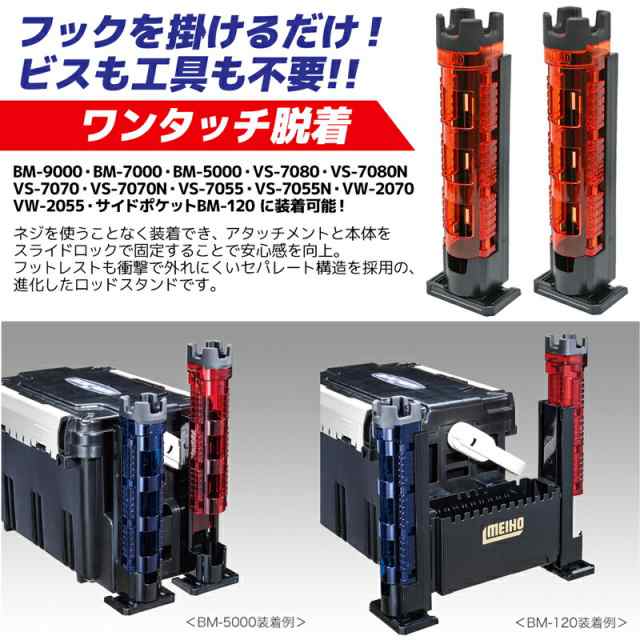 ランガンシステムボックス VS-7095N グリーンツートン ロッドスタンド2