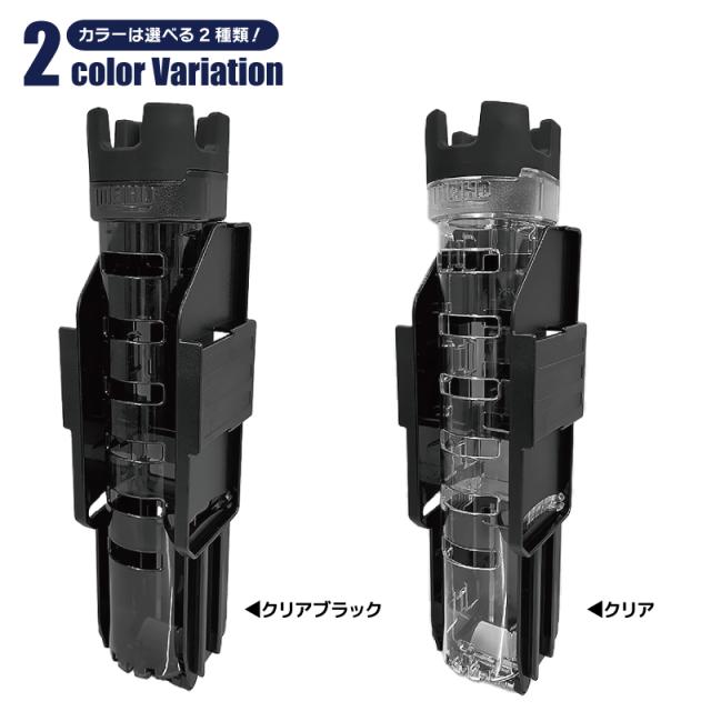 メイホウ バケットマウス BM-9000 オーカー 35L 大容量 タックルボックス ロッドスタンド BM-290スライド×2本 オリコンドリンクホルダーBM VS-320付 5点セット 座れる ハードケース カスタム オプションパーツ対応 日本製 MEIHO_7