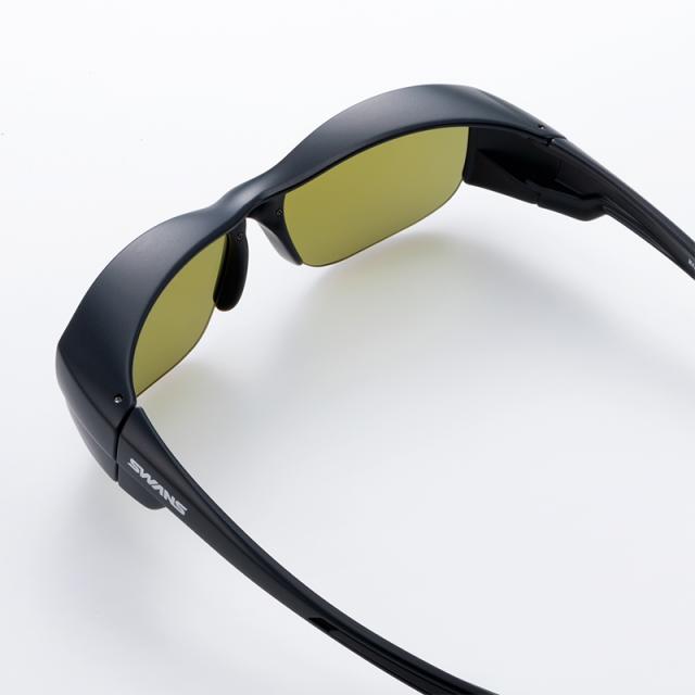 スワンズ 偏光サングラス Over Glass ULTRA LENS ハーフリム OG5-0168 MBK or OG5-0170 SCLA 釣り UVカット フィッシング 専用布袋+メガネ拭き付_15
