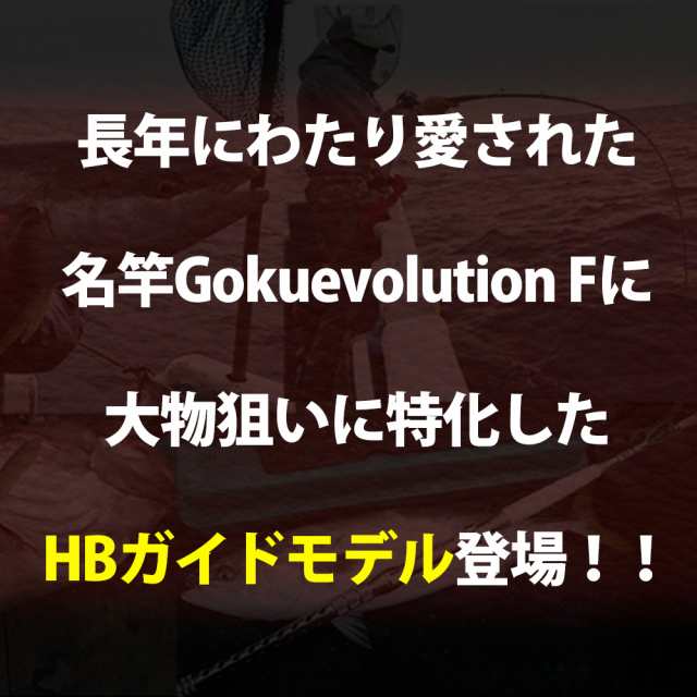 総糸巻 GokuEvolution F HBガイド 215-100 ブラック (goku-952404)｜スタンディング ロッド 青物 泳がせ 釣竿  船竿 ゴクエボ ゴクスペ Goの通販はau PAY マーケット - おり釣具 | au PAY マーケット－通販サイト