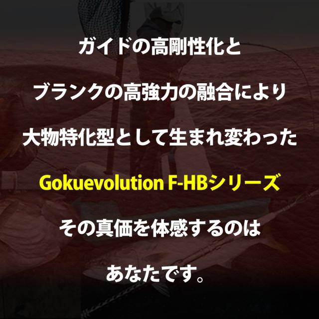 総糸巻 GokuEvolution F HBガイド 215-100 ブラック (goku-952404)｜スタンディング ロッド 青物 泳がせ 釣竿 船竿 ゴクエボ ゴクスペ Gokuspe_4