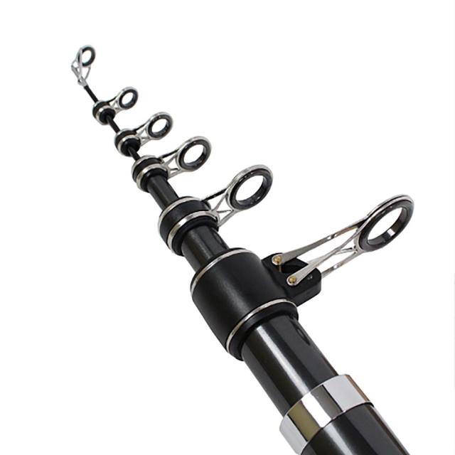 ガイドロック付 折畳みガイドカーボン投竿 バトルロードX 27-420(solf