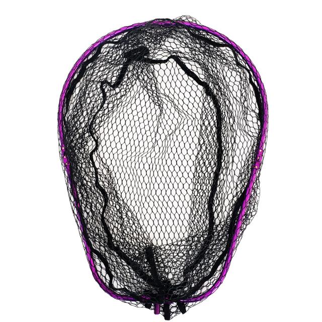 小継タモ四つ折り網M 2点セット BLUE LARCAL450 フレームカラー：パープル(landingset078-pu)｜玉の柄 タモ網 アミ 磯玉 ランディング シャフト ギャフ エギング 磯 波止 海 フィッシング 釣り 釣具 道具 用品 おり チヌ 淡水バス シーバス ランディングネット 小継タモ四つ折り網M 2点セット BLUE LARCAL450 フレームカラー