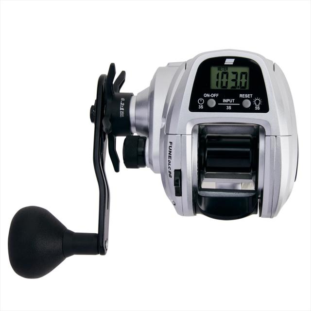 アブガルシア デジタルカウンター付リール FUNE DLC BG H 左ハンドル(abu-005679)｜タイラバ 鯛カブラ マダイ 船カワハギ イカメタル 船メバル アジ ライトゲーム 釣具 両軸リール 遠里 リール 船釣り