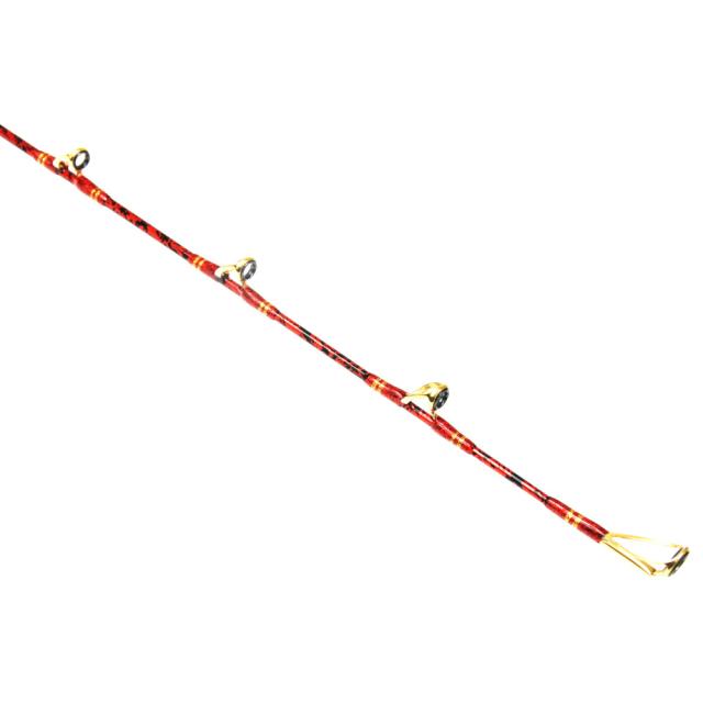 アリゲーター技研 スタンディングギル 14-175 黒/赤プルトス(alg-560009-001)｜船 竿 ロッド スタンディングロッド クエ キハダ マグロ カンパチ 泳がせ コマセ 釣り ワンピースロッド_5