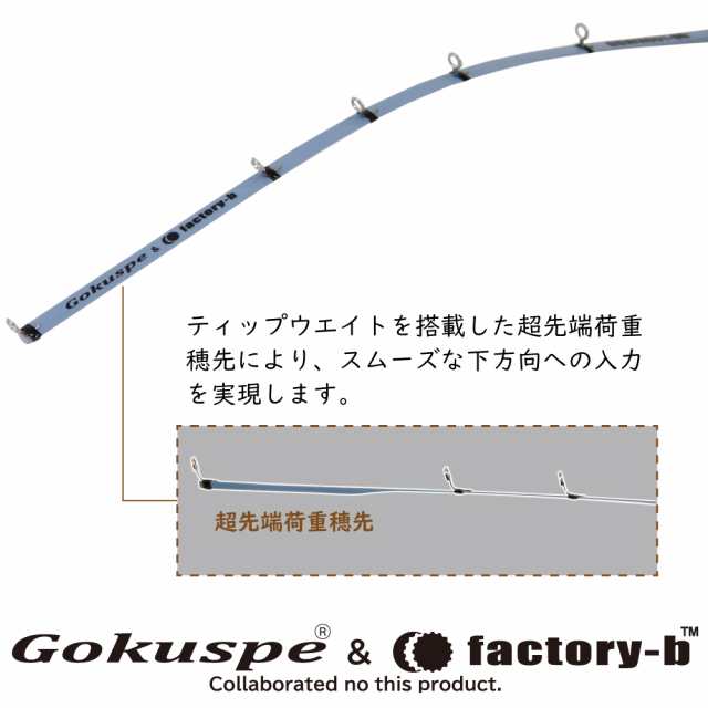 ゴクスペ×factory-bコラボ ワカサギ穂先＆HAPYSON電動リールセット