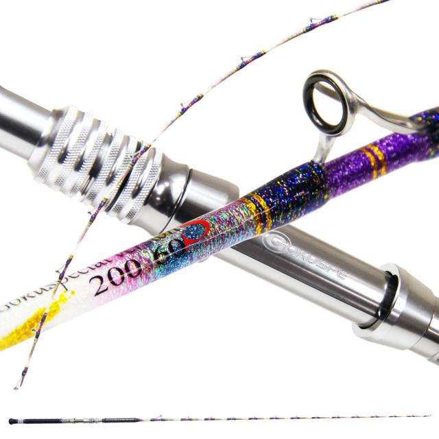 Gokuspe ゴクスぺ 六代目Gokuspecial Version-S 200-60(goku-961079)|アジ イサキ マダイ ヒラメ 船五目 釣り 船竿 竿 釣竿 ロッド グラスソリッド 総糸巻 船 遠里 ピュアテック ゴクスぺ バージョンS