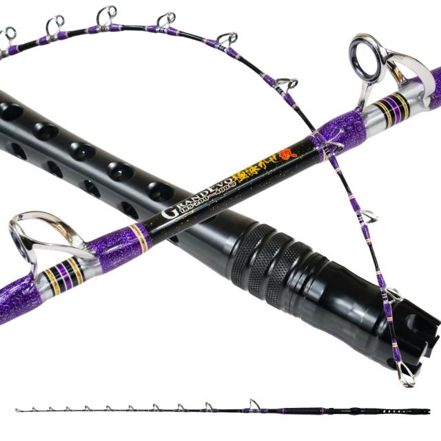 ゴクスペ Grandevo 極泳がせ改 185(200〜400号)(goku-961956)｜泳がせ ノマセ 大物 怪魚 カンパチ ヒラマサ キハダ マグロ クロマグロ 黒マグロ 船 オフショア Gokuspe クエ イシナギ カンナギ ウインチ 釣り リアルワンピース