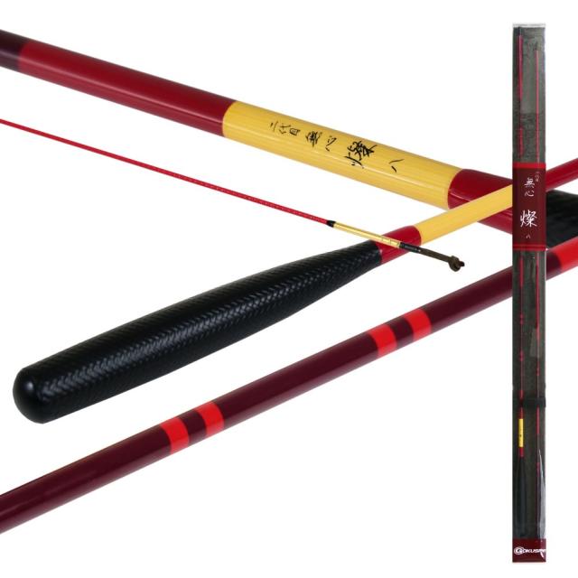 ピュアテック へら竿 二代目 無心 燦 8尺(goku-962434)｜へら へらぶな ヘラ ヘラブナ 池 フナ 鮒 さお サオ 竿 つり 釣り 釣具 道具 おり 遠里 管理釣り場 乗っ込み ダム 野池 セット釣り 底釣り 大助 並継 宙釣り 短竿