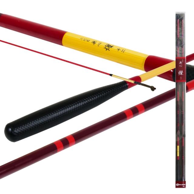 ピュアテック へら竿 二代目 無心 燦 12尺(goku-962472)｜へら へらぶな ヘラ ヘラブナ 池 フナ 鮒 さお サオ 竿 つり 釣り 釣具 道具 おり 遠里 管理釣り場 乗っ込み ダム 野池 セット釣り 底釣り 大助 並継 宙釣り 短竿