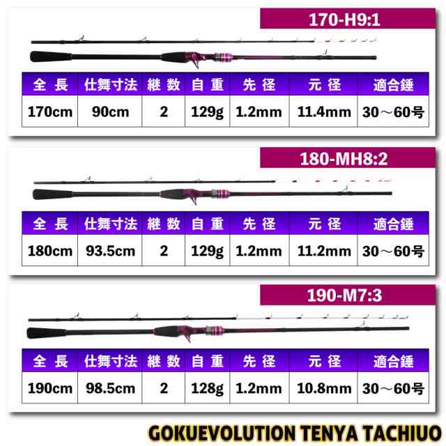 ゴクエボリューション テンヤタチウオ電動セット(ori-funeset257