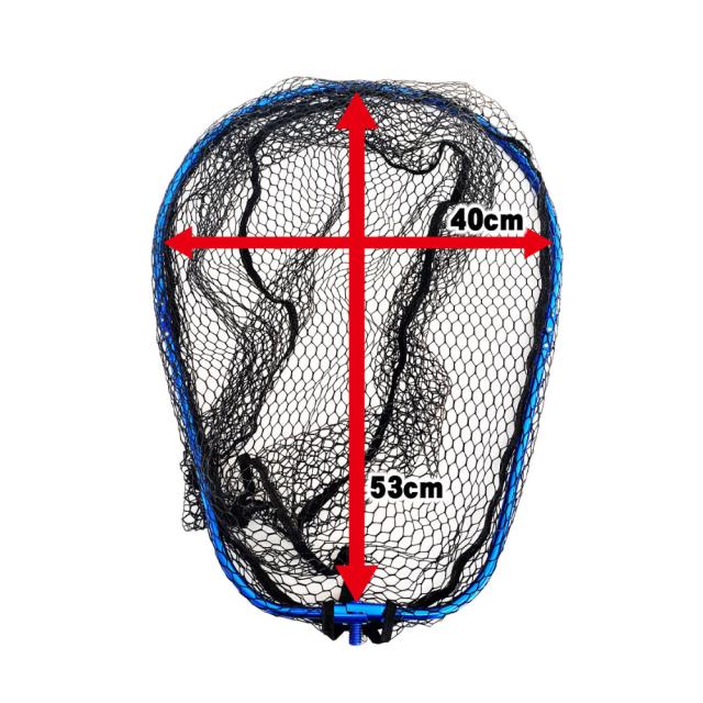 小継 タモ 折りたたみ 網M 3点セット BLUE LARCAL500 パープルセット