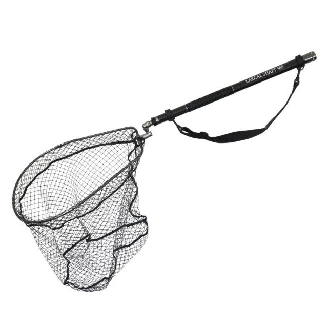 おり釣具 カーボン玉の柄 ラーカルシャフト 折りたたみランディングネット(タモ網)セット 5M ネットサイズM ガンメタ/ブルー/レッド(netset-024)｜オカッパリ ランディング ポール ロング シャフト 柄 ギャフ 磯玉 チヌ グレ シーバス スズキ イカ エギング 磯 波止 海 釣りの通販は