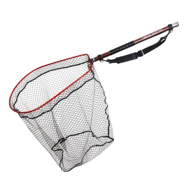 おり釣具 カーボン玉の柄 ラーカルシャフト 4.5M ランディングネット サイズＬ 2点セット (netset-031)｜オカッパリ ランディング ポール ロング シャフト 柄 ギャフ 磯玉 チヌ グレ シーバス スズキ イカ エギング 磯 波止 海 釣り