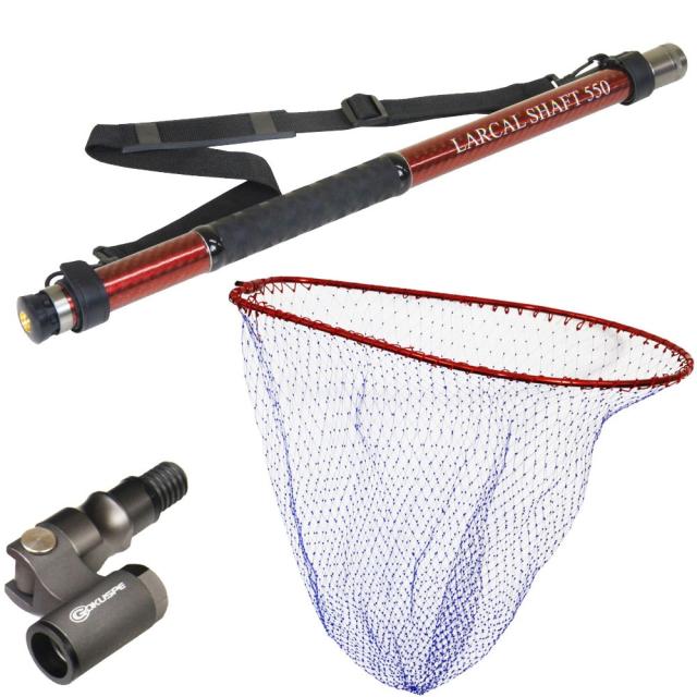 おり釣具 カーボン玉の柄 ラーカルシャフト 5.5m ナイロン