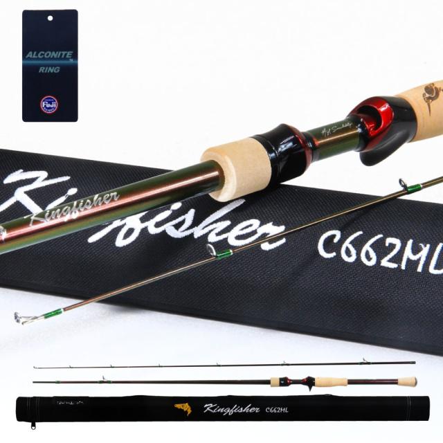 おり釣具 ハードロッドケース付 ルアースタイル キングフィッシャー バス/ロックフィッシュ C662ML(ori-784078)｜ニジマス アマゴ イワナ ヤマメ 渓流 ストリーム トラウト ルアー スピニング ネイティブトラウト 源流釣り 源流トラウト