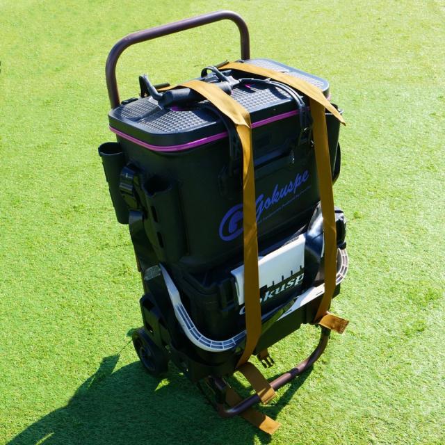 おり釣具 金次郎の背負子 2WAYアルミ背負子 煤竹(ori-785303