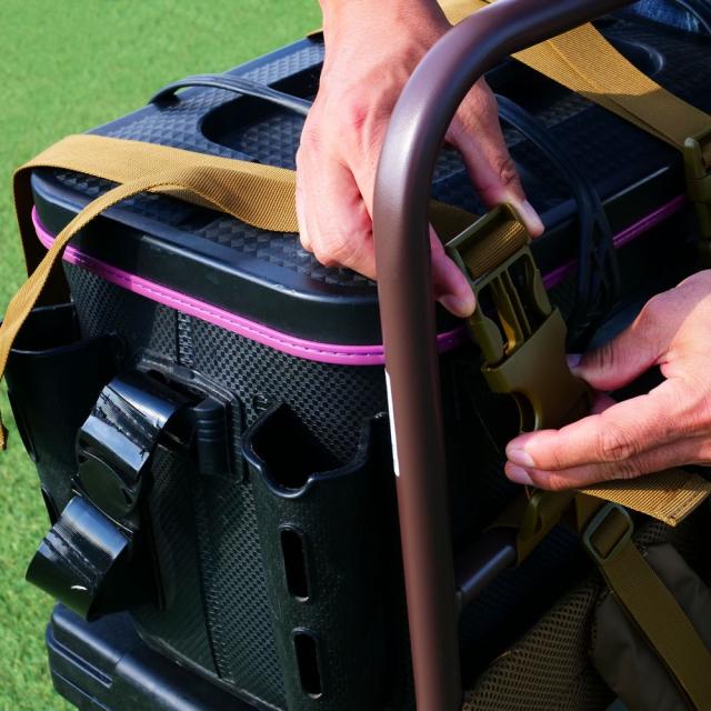 おり釣具 金次郎の背負子 2WAYアルミ背負子 煤竹(ori-785303