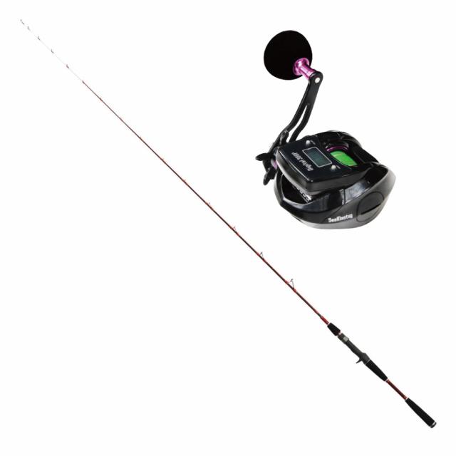 ライトゲームに最適！SP船FT500 C10-205 ライトゲームトリガータイプ ＆SeaMastug Digital 300P PEライン2号200m付き(ori-funeset460)｜ライトゲーム ライト五目 万能船竿 アジ釣り メバル釣り イサキ釣り 船メバル 真鯛釣り 真鯛 マダイ タイラバ 船釣り