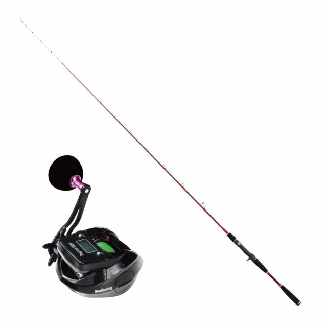 ライトゲームに最適！SP船FT500 C20-205 ライトゲームトリガータイプ ＆SeaMastug Digital 300P PEライン2号200m付き(ori-funeset461)｜ライトゲーム ライト五目 万能船竿 アジ釣り メバル釣り イサキ釣り 船メバル 真鯛釣り 真鯛 マダイ タイラバ 船釣り