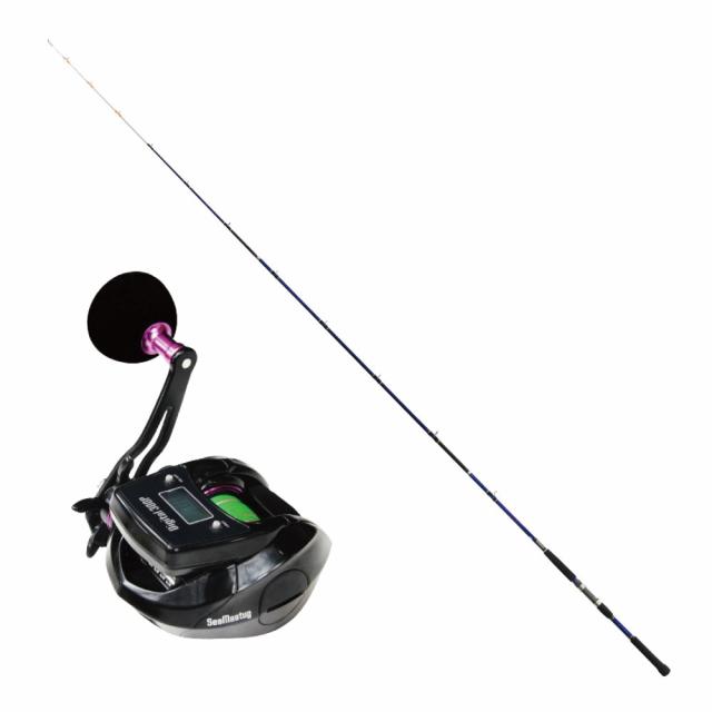 並継小物船竿 マルチプラスIT400 30号-300 Fujiガイド搭載&SeaMastug Digital 300P PEライン2号200m付きセット(ori-funeset469)｜ライトゲーム ライト五目 万能船竿 アジ釣り メバル釣り イサキ釣り 船メバル 真鯛釣り 真鯛 マダイ ライト泳がせ 船釣り