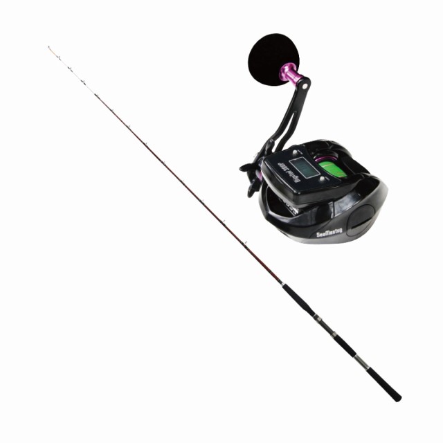 大物対応汎用 船ソリッドプラス FT500 180S（30〜100号）＆SeaMastug Digital 300P PEライン2号200m付きセット(ori-funeset471)｜ソリッド 船竿 先調子 ライト五目 万能船竿 アジ釣り ライト泳がせ 船釣り 青物 落とし込み イカ 根魚の通販は