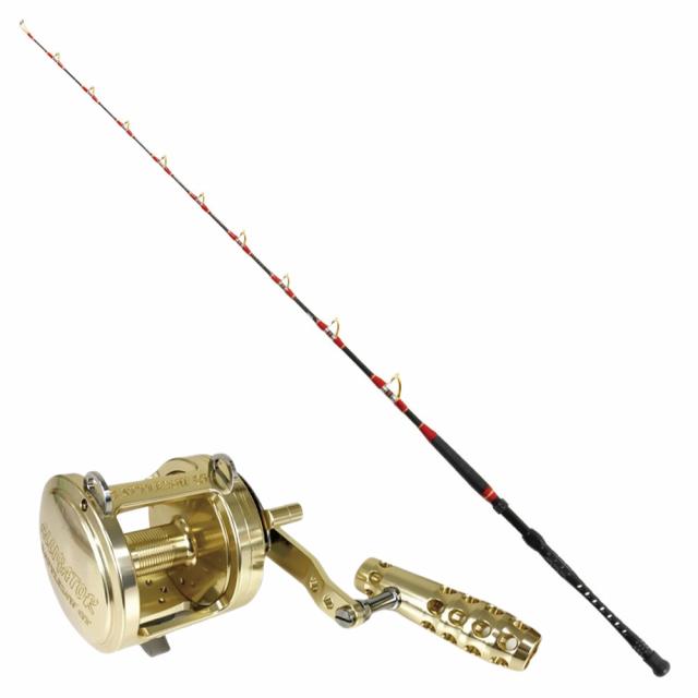 ゴクスペ 極スタンディング170＆アリゲーター技研 バトル20GT(ゴールド)スタンディングセット(ori-funeset586)｜ロッド リアルワンピース クエ キハダ カンパチ 相模湾 アルミバット 総糸巻 釣り お買い得品の通販は 242,137円