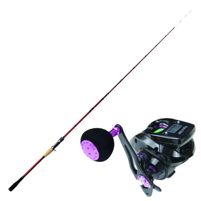 船タチウオセット オーシャンフォレスト TACHIUO-91 OFTC-170-91＆SeaMastug Digital 300P PEライン2号200m付き（ori-funeset608)｜船釣り 釣り タチウオ 船タチ テンヤ テンヤタチウオ タチウオ ドラゴン