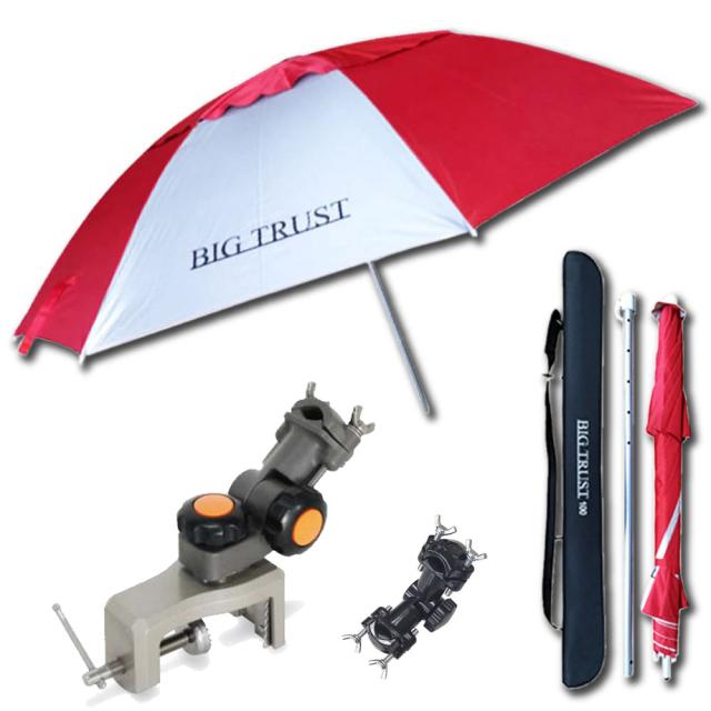 ダイシン パラソル 3点セット ビックトラストパラソル100 ＆ 2WAY万力 ＆ ベルモント パラソル万力ダイキャスト (ori-parasol05)｜ヘラブナ用品 ヘラパラソル パラソル 万力 ヘラブナ へらぶな 釣具 おり釣具