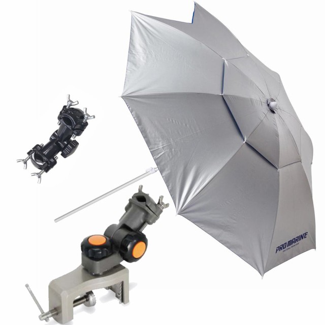 PROMARINE メガパラソル 3点セット AHK220 メガパラソル & 2WAY万力 & ベルモント パラソル万力ダイキャスト (ori-parasol07)|ヘラブナ用品 ヘラパラソル パラソル 万力 ヘラブナ へらぶな 釣具 おり釣具の通販は