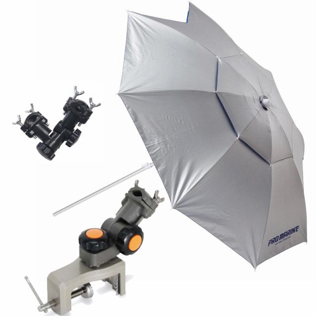 PROMARINE メガパラソル 3点セット AHK220 メガパラソル & 3WAY万力 & ベルモント パラソル万力ダイキャスト (ori-parasol08)|ヘラブナ用品 ヘラパラソル パラソル 万力 ヘラブナ へらぶな 釣具 おり釣具の通販は