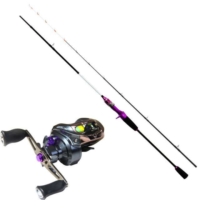 Friday フライデー イカメタル 6.6ft ロッド ＆ リール セット (ikal-001)