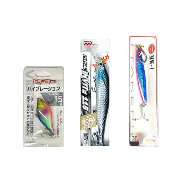 シーバス入門 厳選スターターセット ロッド 9.0ft (turiset-024)｜ビッグシルバーファイター 9.0f＆Bayspin ST 4000 4号140ｍ付