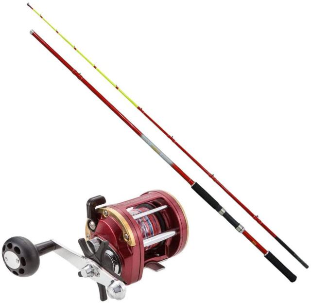 船タコ・堤防 タコ釣り 入門 ロッド＆リールセット タコVX２ 180 ＆ タコ両軸リール タコ専 PEライン8号(50ｍ巻)付き (takoset-08)｜蛸 タコ 釣り 竿 ロッド リール 岸 船 兼用 オカッパリ 防波堤 波止 船釣りの通販は 9,505円