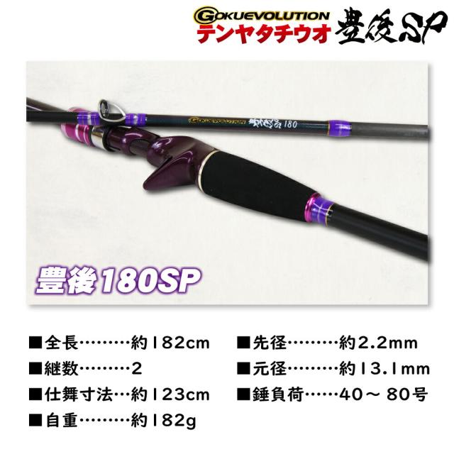 中古 GOKUSPE テンヤタチウオ 170-9:1 釣り竿 ゴクスペGokuspe '23