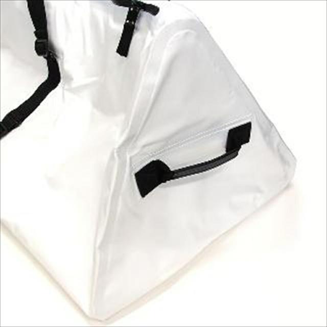 PROX 保冷トライアングル鮪バッグ 150/ホワイト(px-219797)｜マグロ