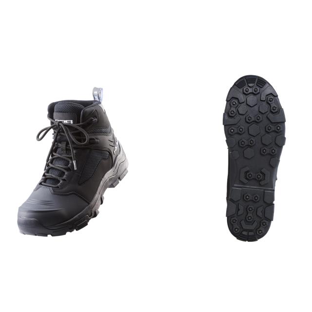 リバレイ RBB ロックショアスパイクシューズTG M(25.5cm) ブラック(riva-160162)｜磯釣り グレ釣り メジナ釣り 渓流釣り ロックショア ショア シャワークライミング ブリ ヒラマサ ショアジギング グレ メジナ 磯 渓流 イワナ ヤマメ アマゴ ネイティブトラウト