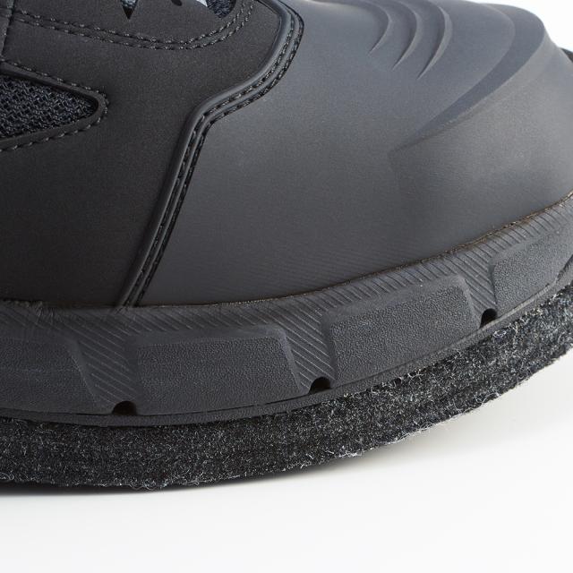 リバレイ RBB ロックショアフェルトスパイクシューズTG M(25.5cm) ブラック(riva-160209)｜磯釣り グレ釣り メジナ釣り 渓流釣り ロックショア ショア シャワークライミング ブリ ヒラマサ ショアジギング グレ メジナ 磯 渓流 イワナ ヤマメ アマゴ ネイティブトラウト