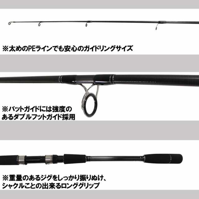 吉樹ショアジギング 962MH ＆ YOSHIKI 4000XH PE1.5号200ｍ付 セット (shorejiggiset-48)