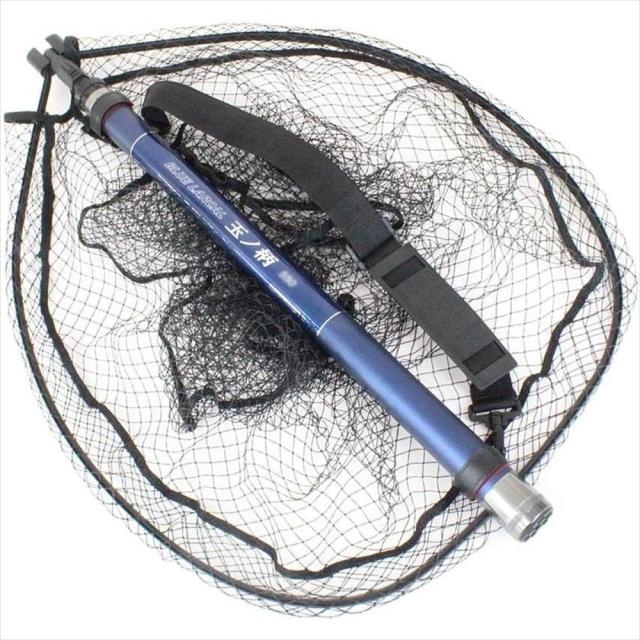ジョイント一体型 ランディングネットＬ + BLUE LARCAL500 2点セット (sip-netset48-500set)｜オカッパリ ランディングネット ラバー ランディング ネット シーバス スズキ 青物 たも網 タモ 網 タモ網