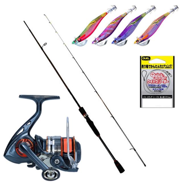 エギング FASTCAST エギングロッド V-MAX 2508DX-PEセット 楽天